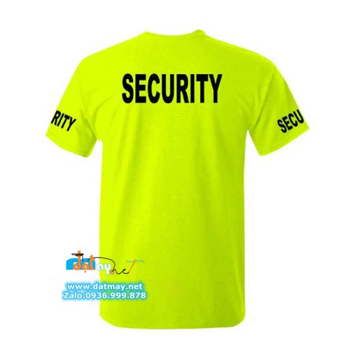 Đồng phục bảo vệ xanh dạ quang security