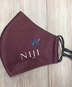 Khẩu trang vải in logo công ty Niji