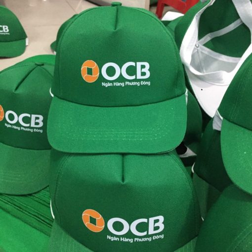 mũ đồng phục du lịch ngân hàng OCB