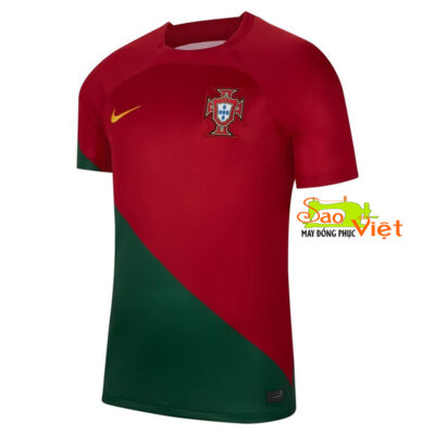 Mẫu áo đấu sân nhà ĐT Bồ Đào Nha form chuẩn