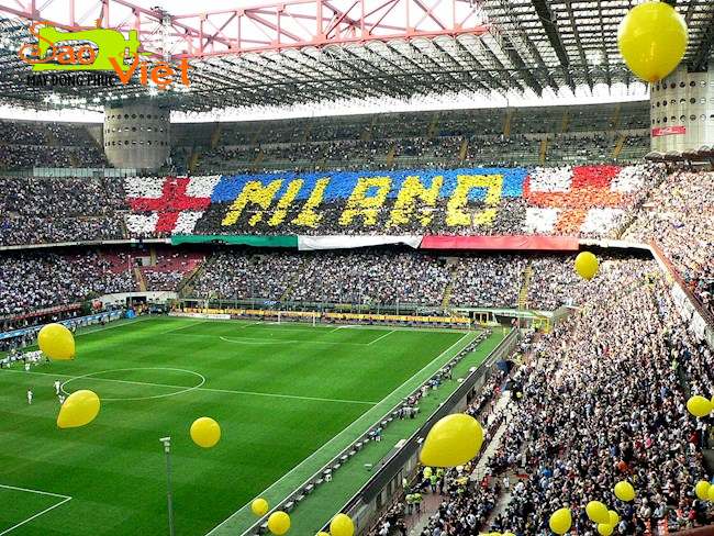 Sân vân động San Siro - Sân nhà của CLB Inter Milan